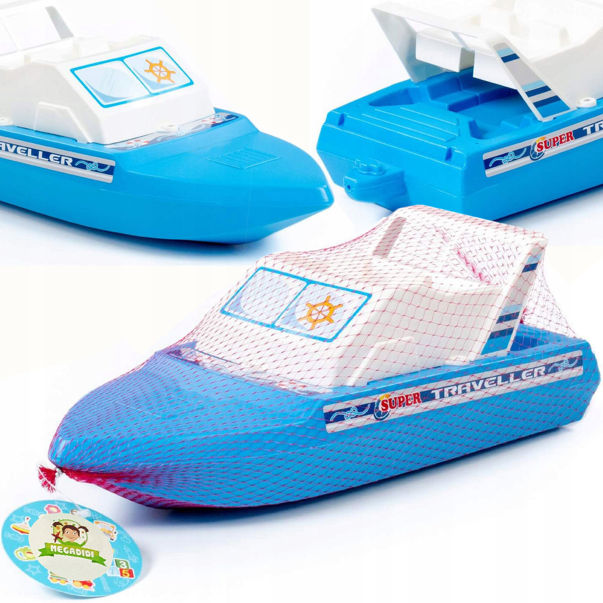 TOY SHIP large BOAT FOR WATER BATHTUB SWIMMING POOL FOR BEACH 38 cm