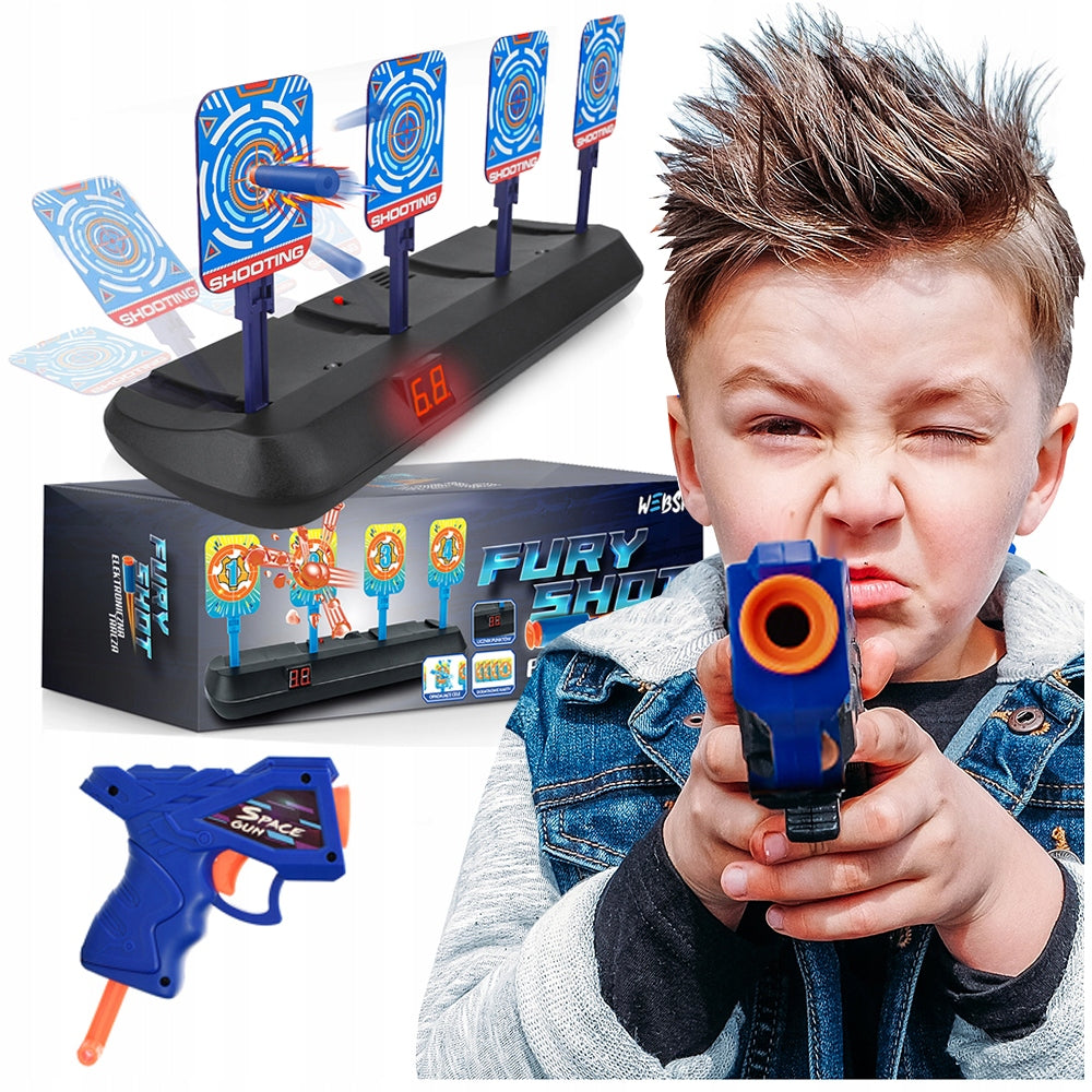 TOY SHOOTING RANGE SHIELD TARGET SHOOTING ELECTRONIC POINT COUNTER