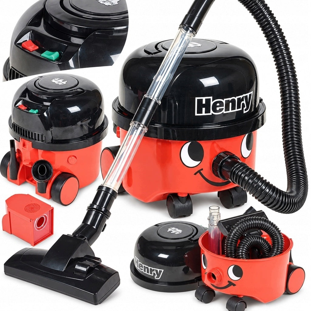 TOY VACUUM CLEANER FOR CHILDREN CASDON HENRY RED 22X24X23CM 3 YEARS+