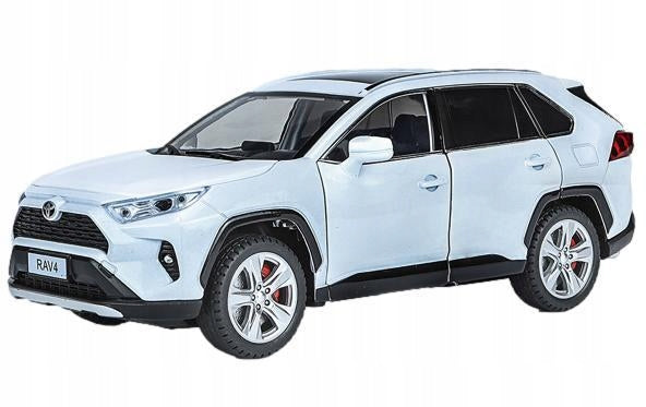 TOYOTA RAV4 1:24 METAL MODEL CAR WITH SOUND AND LIGHT EFFECTS