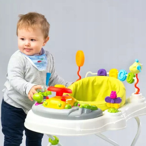 TOYZ WALKER EDUCATIONAL TOYZ STEPP SWIVEL SEAT 360 DEGREES RED Color red