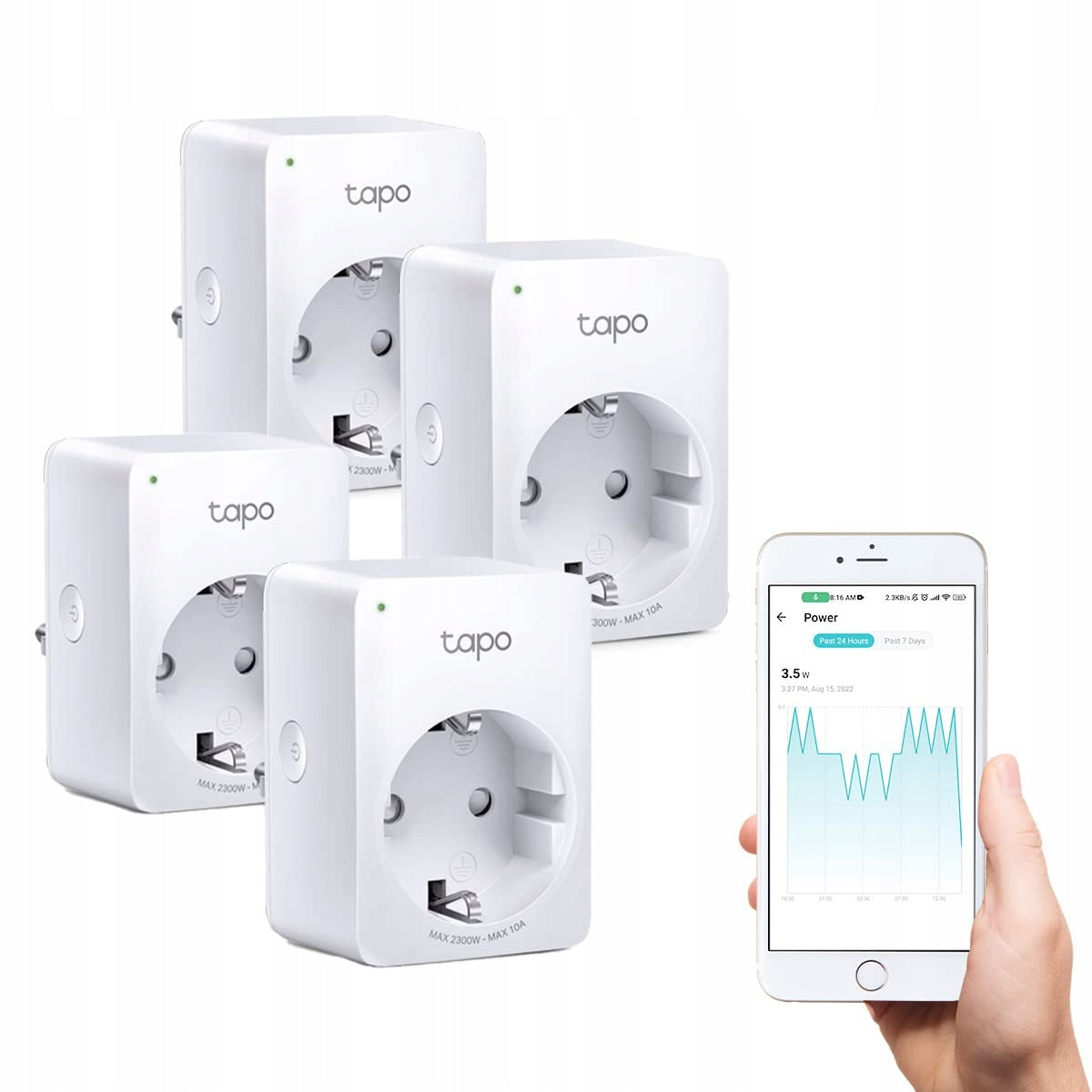 TP-link Tapo P110 Smart WiFi Outlet 10A - 4 pieces (EU version)