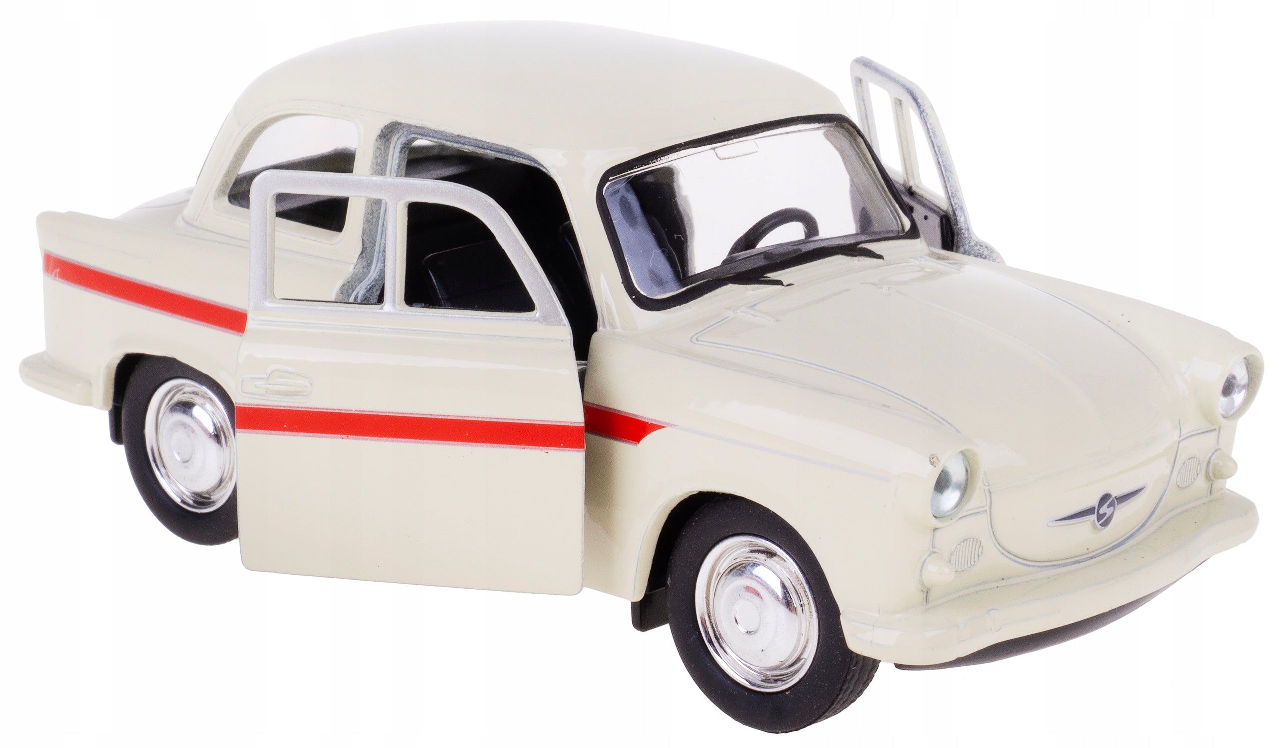 TRABANT P50 / P60 METAL MODEL WELLY 1:34-39 CREAM