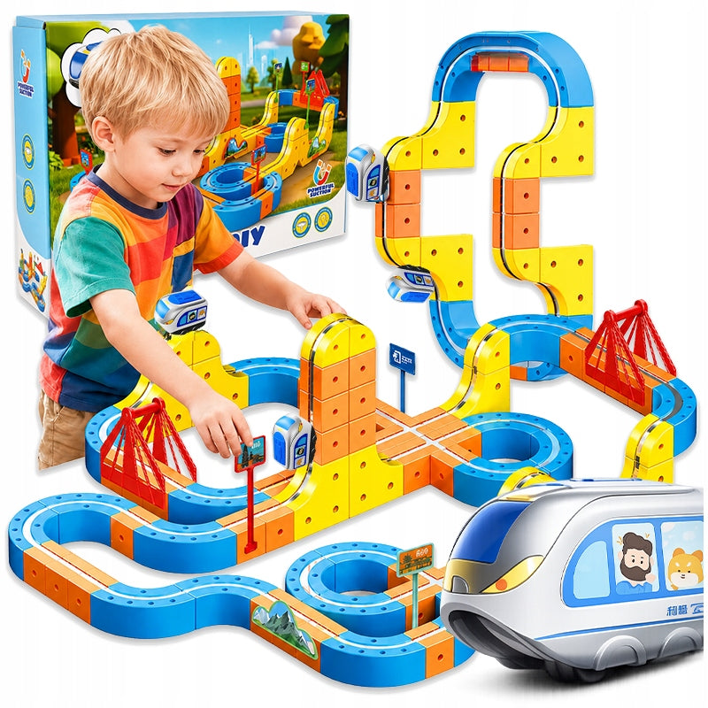 TRACK MAGNETIC BLOCKS Electric Railway Gravity TRACKS TRAIN 149el