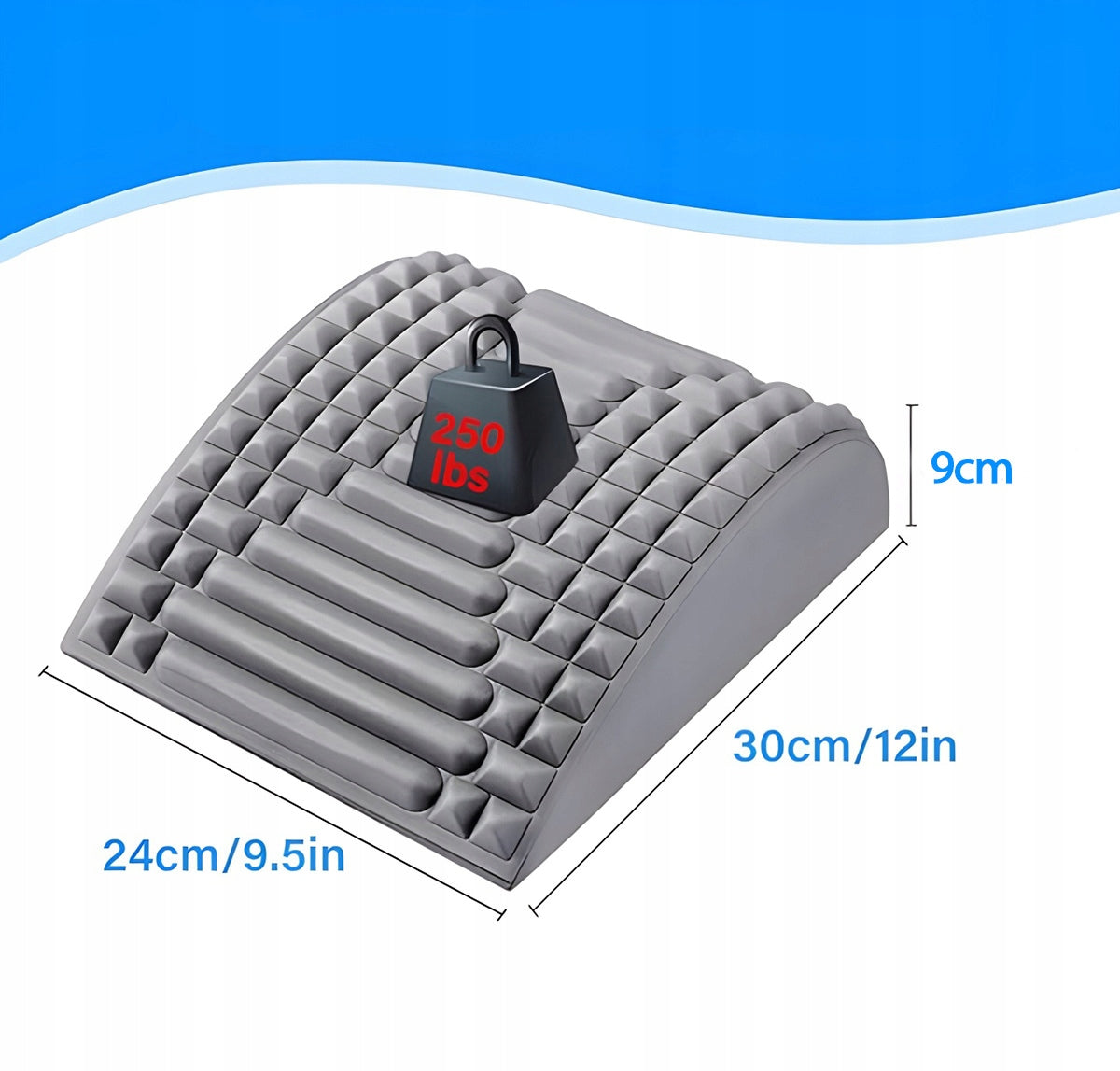 TRACTION CUSHION FOR BACK NECK PAIN STRETCHING NECK RECTIFIER MASSAGE Packaging status original