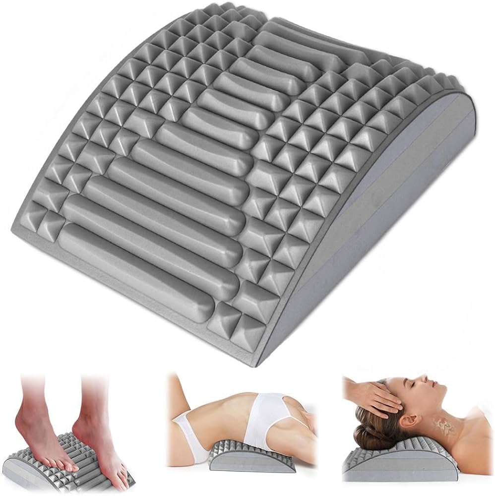 TRACTION CUSHION FOR BACK NECK PAIN STRETCHING NECK RECTIFIER MASSAGE