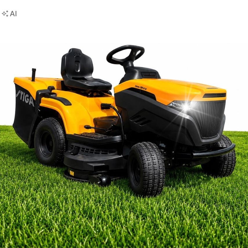 TRACTOR STIGA ESTATE 398 W SE BASKET 240L 2CYLINDERS 586cc