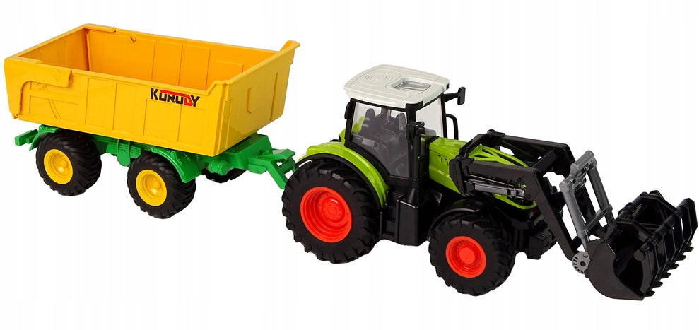 TRACTOR WITH REPLACEABLE MOVABLE ARM TOY AGRICULTURAL MACHINERY Manufacturer code QL90617