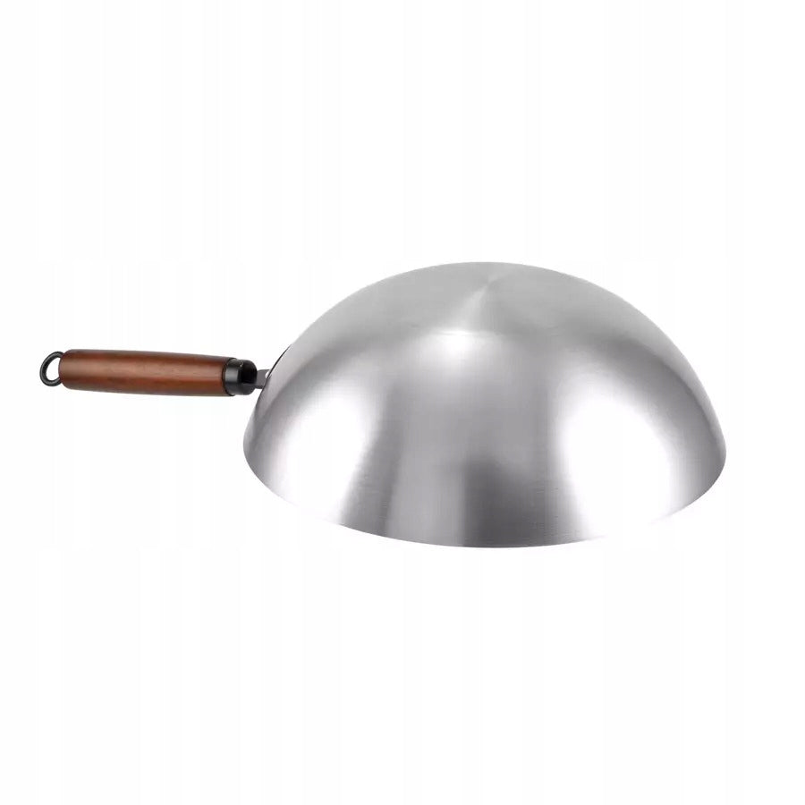 TRADITIONAL CHINESE WOK STEEL THICK 1,3 mm Perfect Home PAN 32 cm Manufacturer code 10481