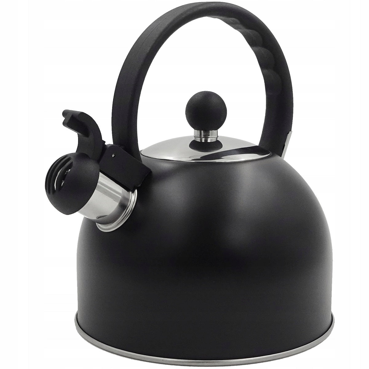 TRADITIONAL KETTLE WITH WHISTLE 2L BLACK INDUCTION