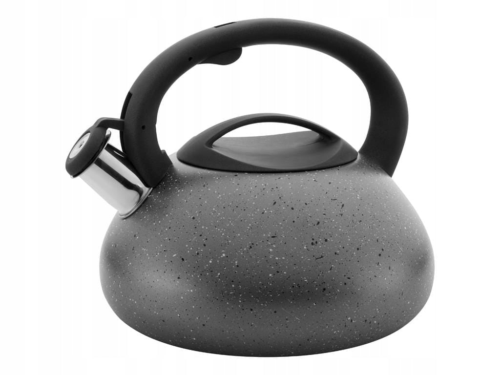 TRADITIONAL STAINLESS STEEL KETTLE LAVA FLORINA 2,5l GREY