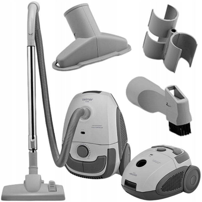 TRADITIONAL VACUUM CLEANER ZELMER ZVC221 JÓZEK GREY 800W 2L BRUSH ADJUSTMENT
