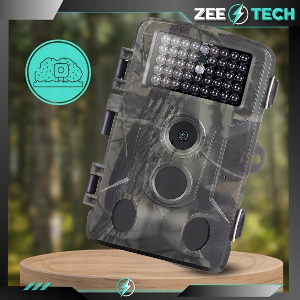 TRAIL CAMERA FOREST HUNTING CAMERA IR PL MENU IP65 CARD 32GB + BATTERIES Packaging status original