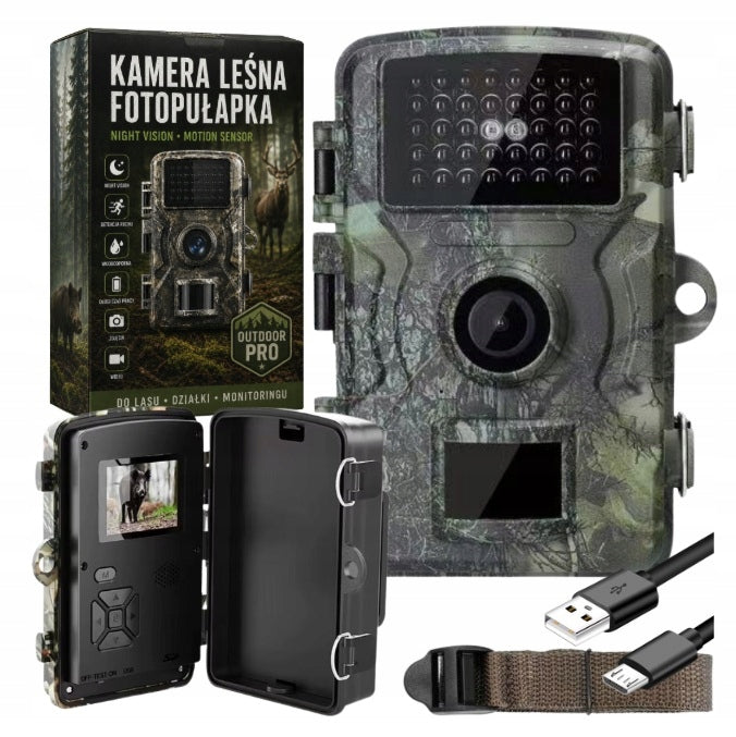TRAIL CAMERA IR FOREST CAMERA WATERPROOF FULL HD MOTION SENSOR 16MPx NIGHT MODE