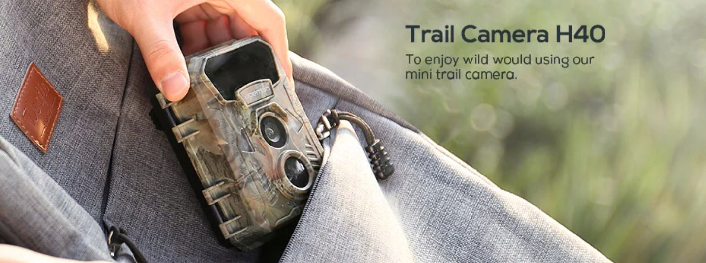 TRAIL CAMERA NIGHT VISION FOREST CAMERA APEMAN H40 16MP Night Vision SMALL Brand Apeman