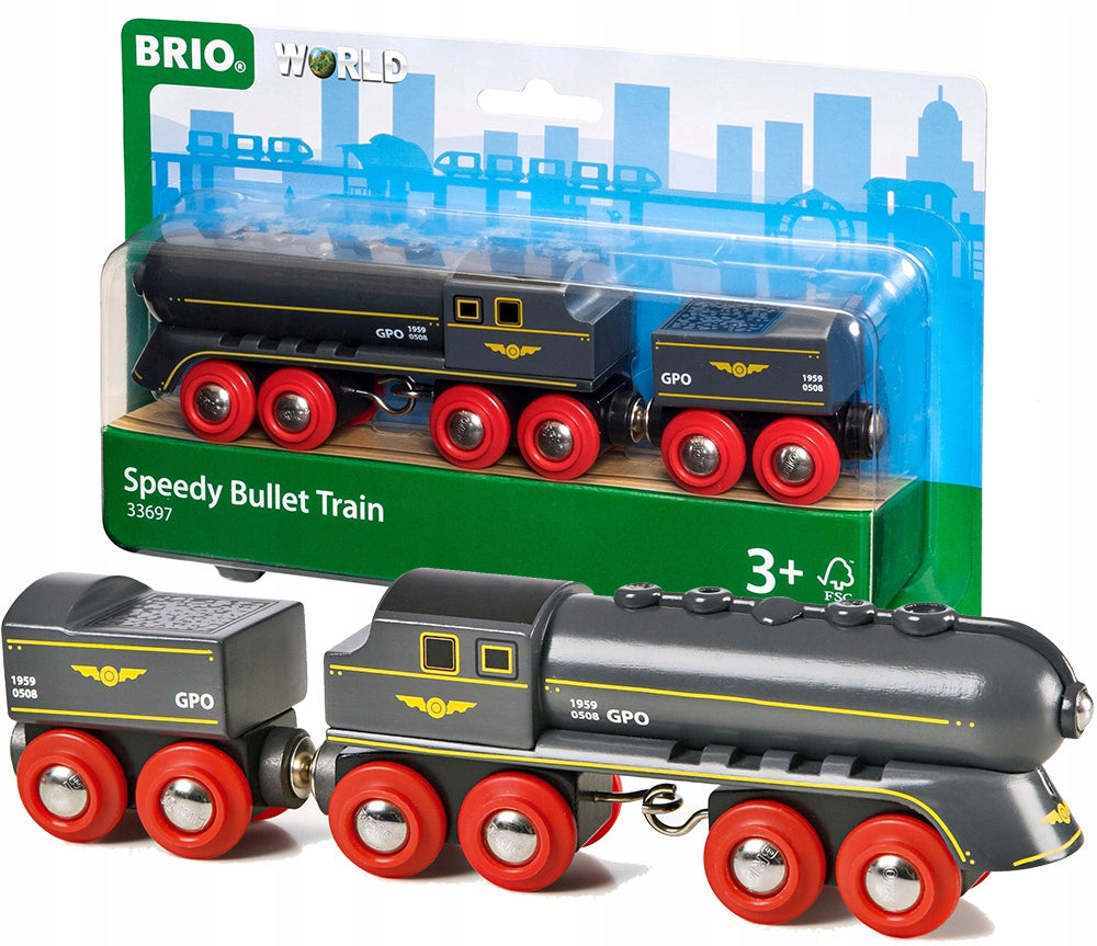 TRAIN BULLET TRAIN WAGON COAL TRUCK BRIO 33697 Brand Brio