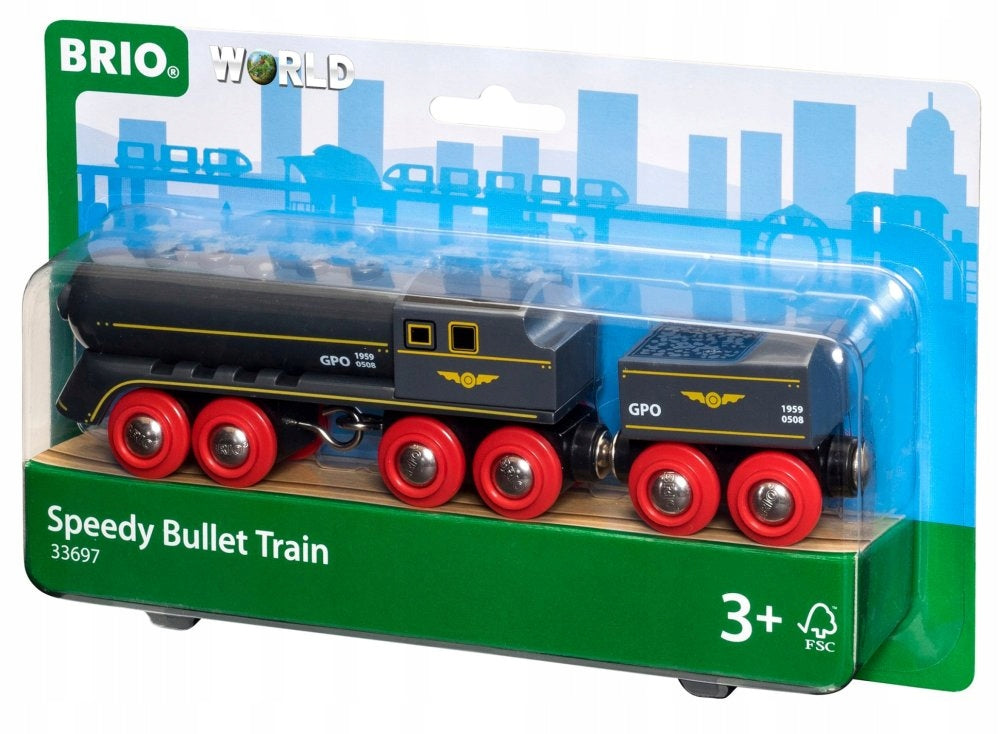 TRAIN BULLET TRAIN WAGON COAL TRUCK BRIO 33697 Packaging status original