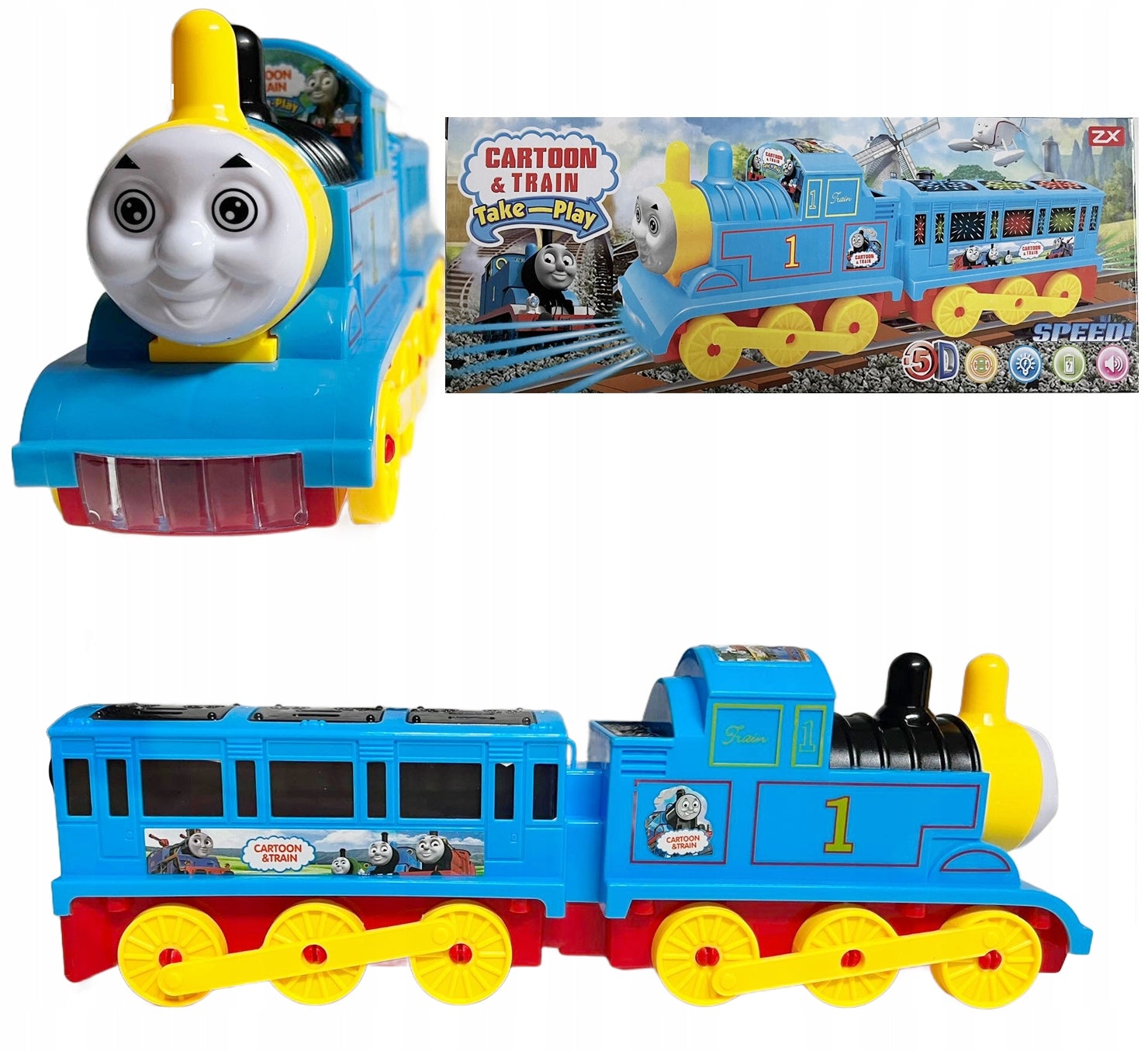 TRAIN TOMEK LOCOMOTIVE CLOTHES RIDES GLOWING GAME