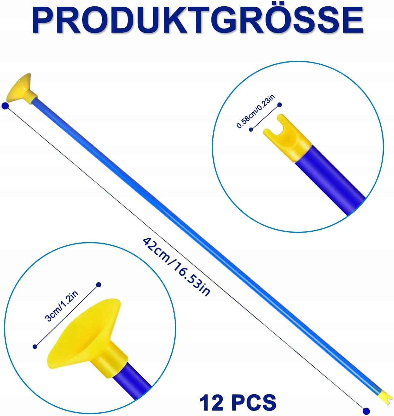 TRAINING ARROWS 43CM FOR ARCH CHILDREN YOUTH SUCTION CUPS SET Manufacturer code 5908107993780