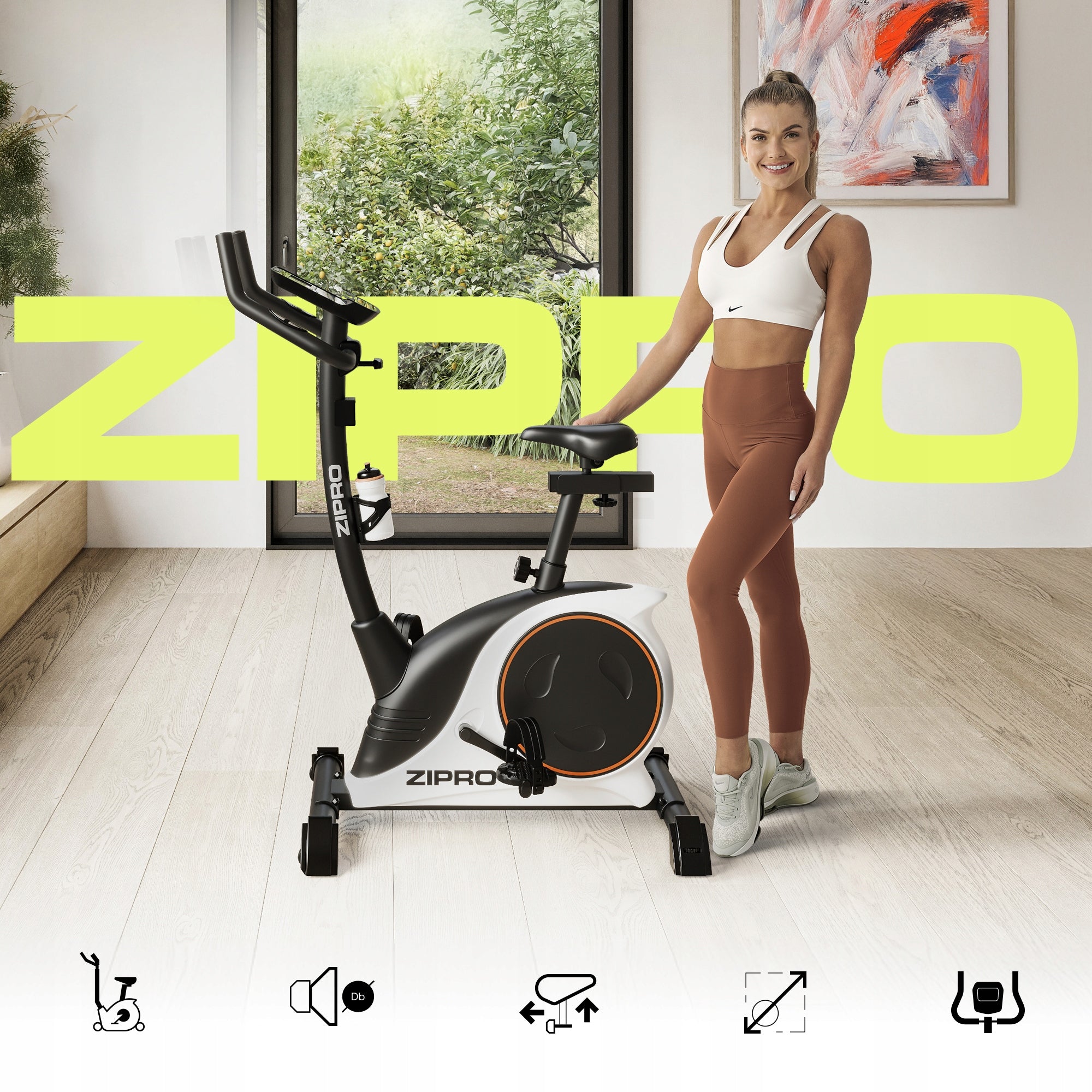 TRAINING BIKE Magnetic stationary bike NITRO RS - ZIPRO Packaging status original