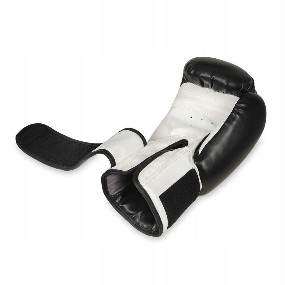 TRAINING BOXING GLOVES BLACK AND WHITE DBX BUSHIDO 14 OZ Color black