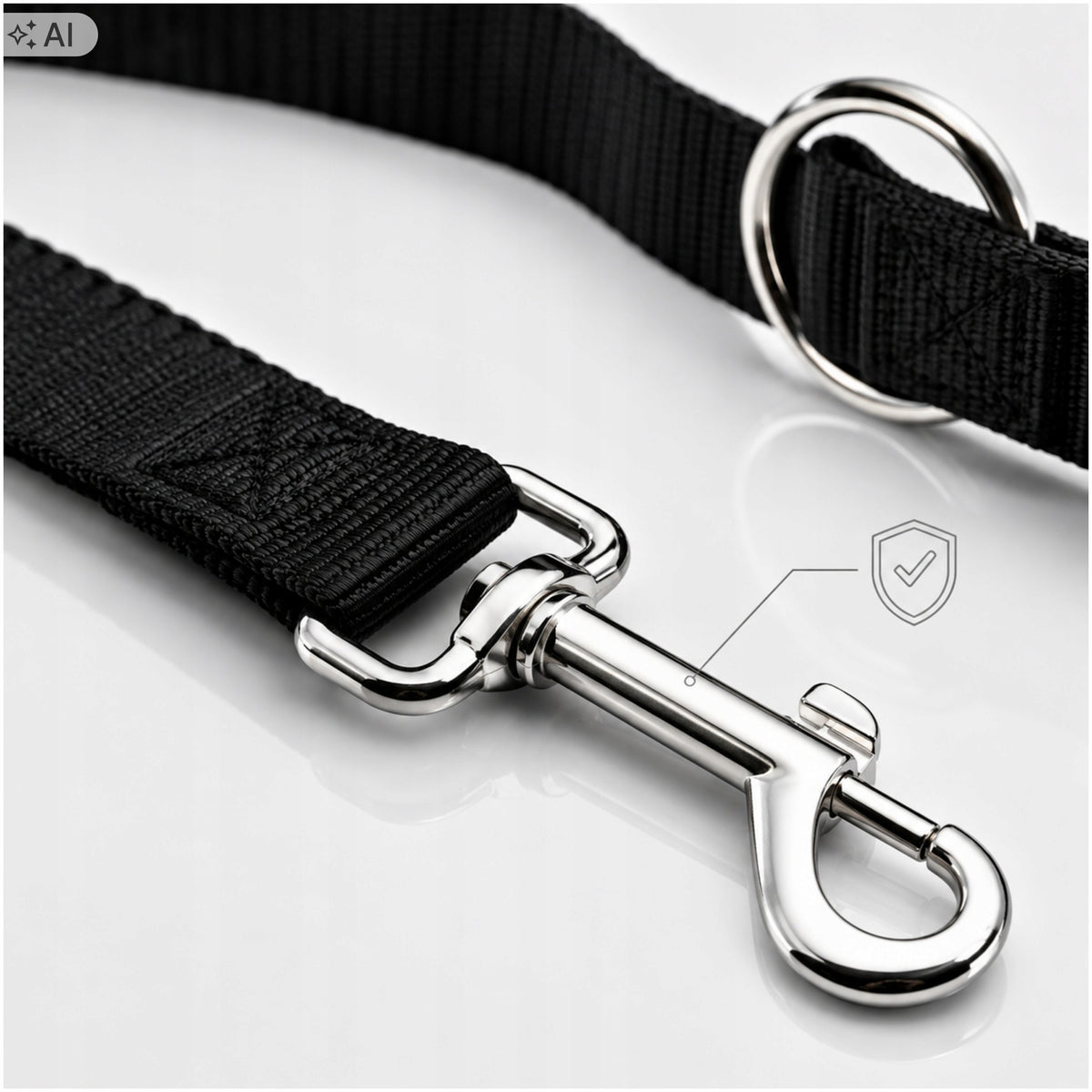 TRAINING LANYARD ADJUSTABLE 25mm 5m WALKING DOUBLE FOR DOG Manufacturer code SMYCZ PRZEPINANA TRENINGOWA REGULOWANA