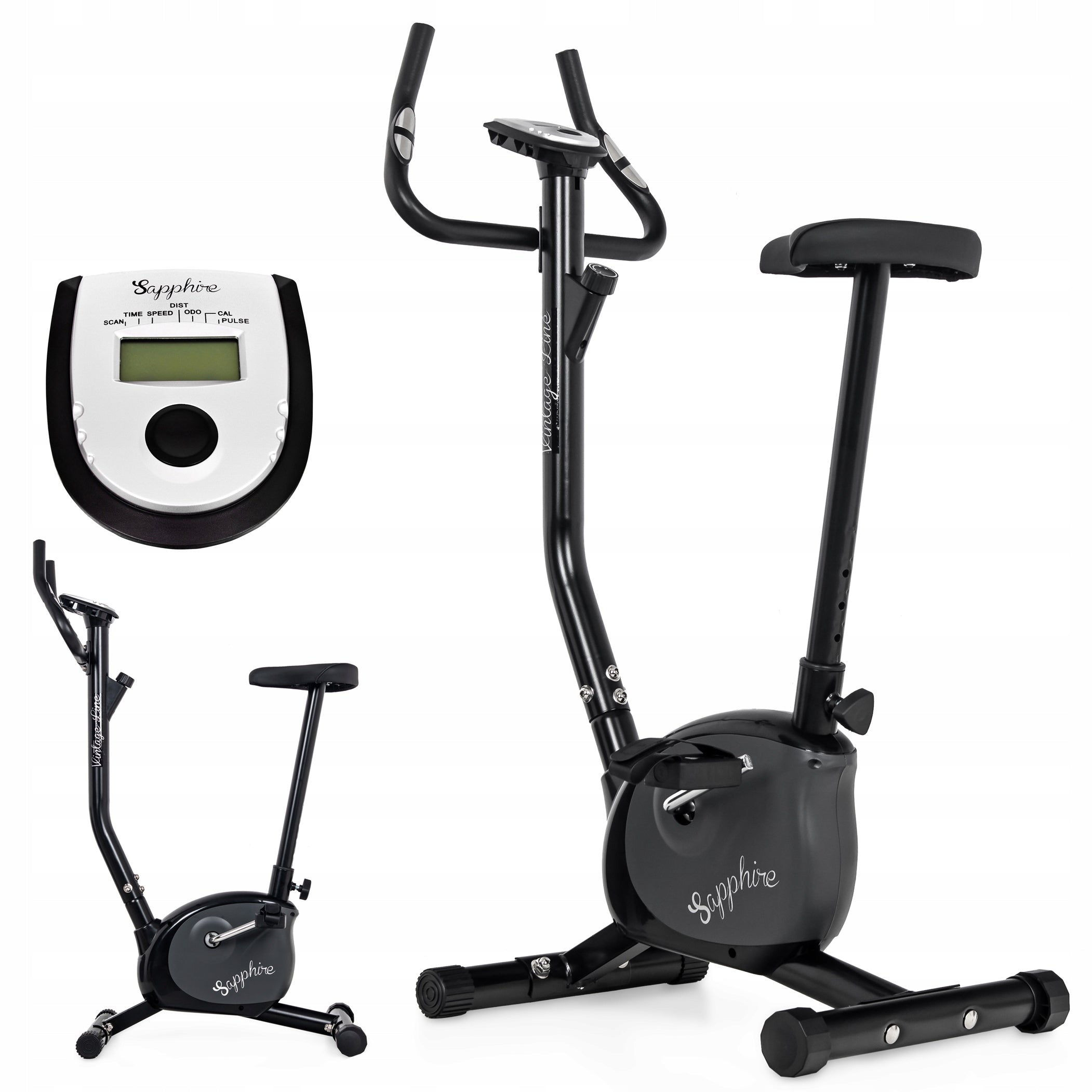 TRAINING bike stationary fitness for home apartment VERTICAL adjustment V