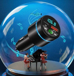 TRANSMITTER FM BLUETOOTH PD 30W USB/ USB-C BC61 CAR CHARGER