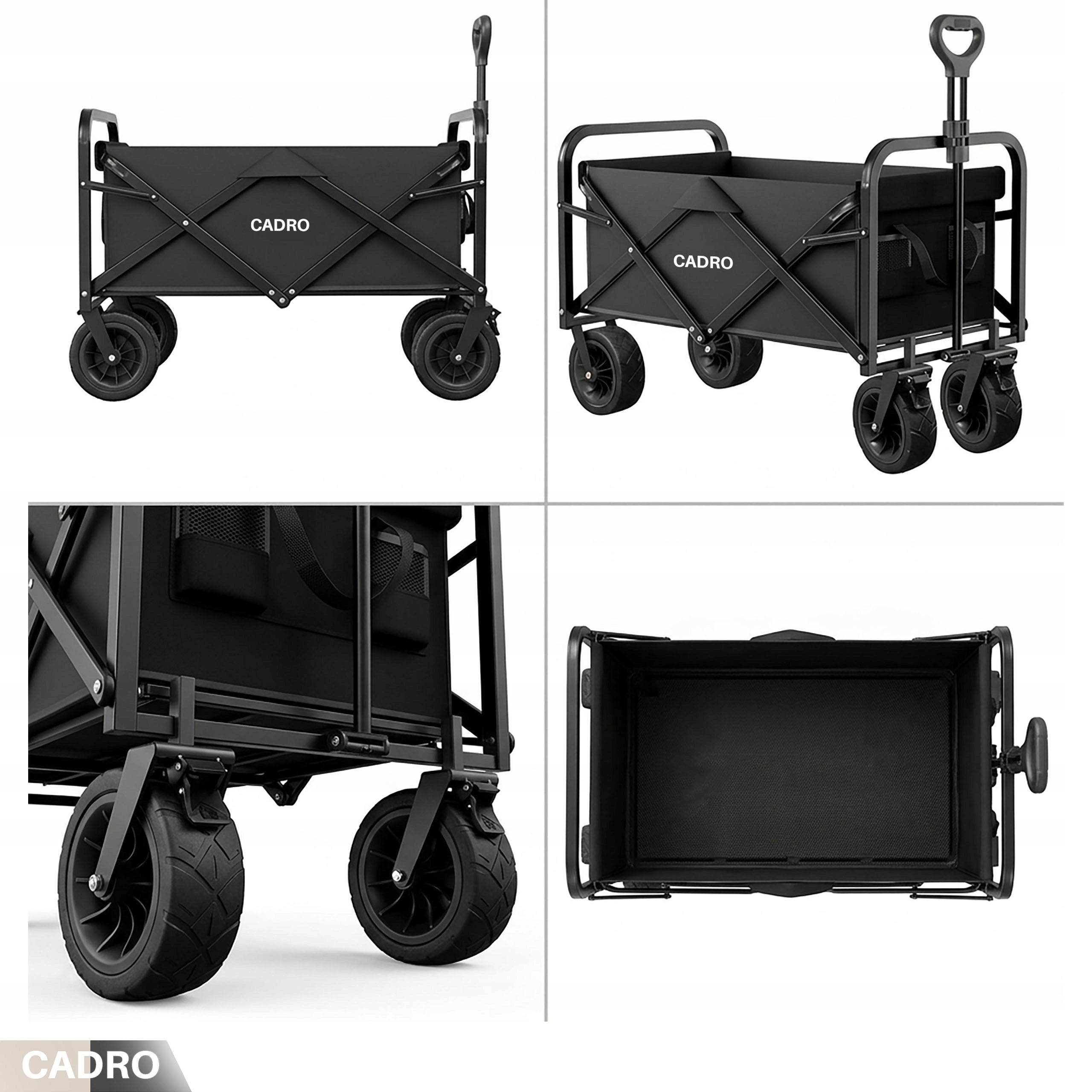 TRANSPORT TROLLEY FOLDING GARDEN TOURIST OFF-ROAD 120L LIFTING CAPACITY 400KG Manufacturer code Wózek transportowy składany turystyczny 400kg
