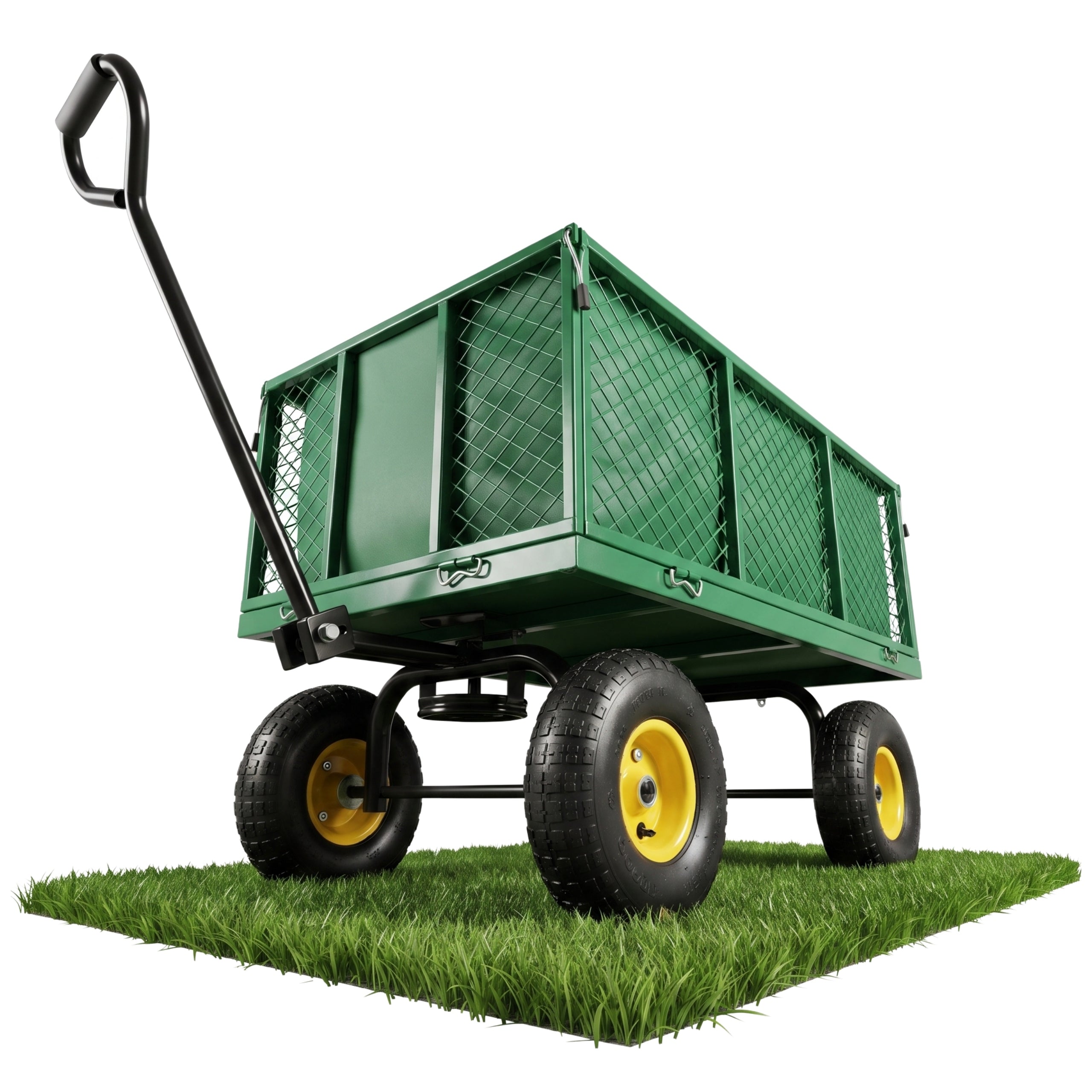 TRANSPORT TROLLEY Folding Garden Tourist OFF-ROAD WHEELS UP TO 550KG