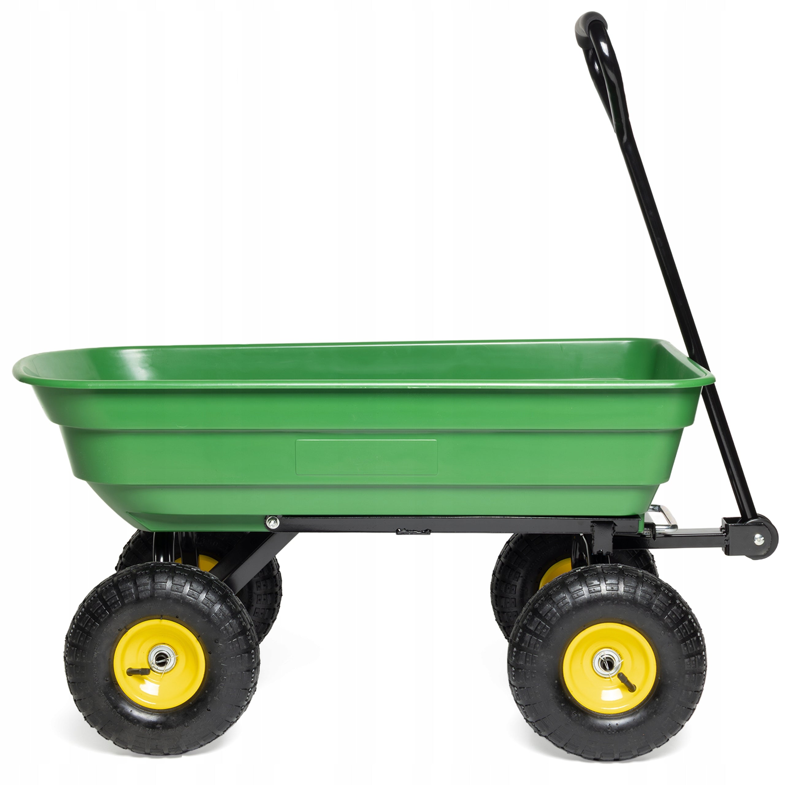 TRANSPORT TROLLEY GARDEN DUMP TRUCK WHEELBARROW TRAILER DURABLE 75L Manufacturer code XTECH D-75L Green