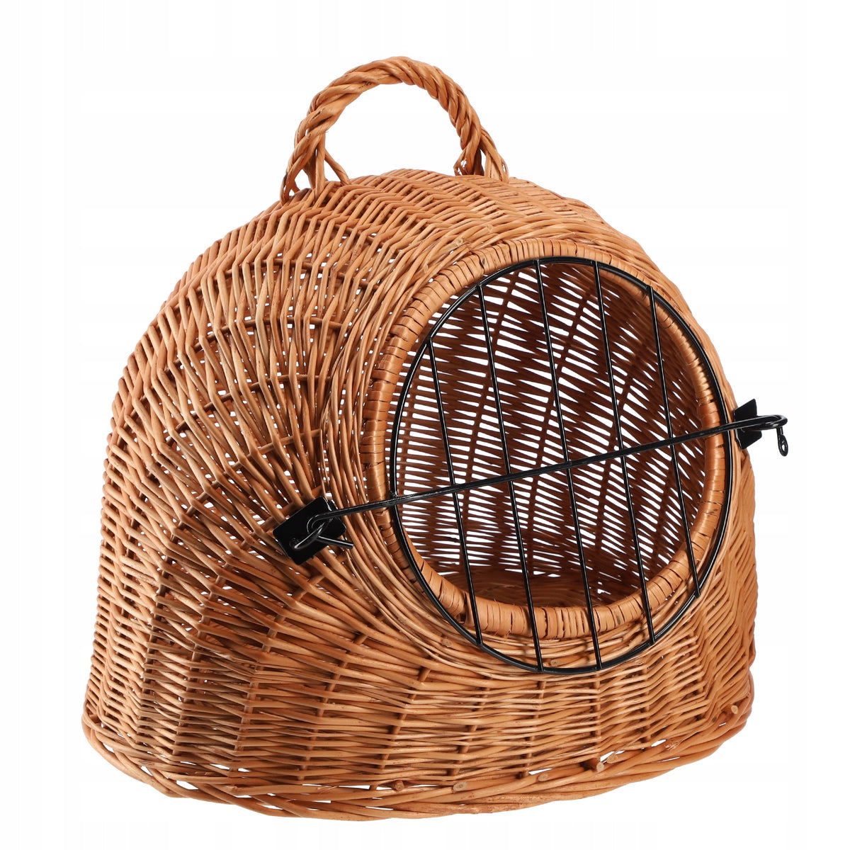 TRANSPORTER FOR DOG CAT RABBIT PLAYPEN WICKER BASKET LARGE ECO-FRIENDLY 42cm