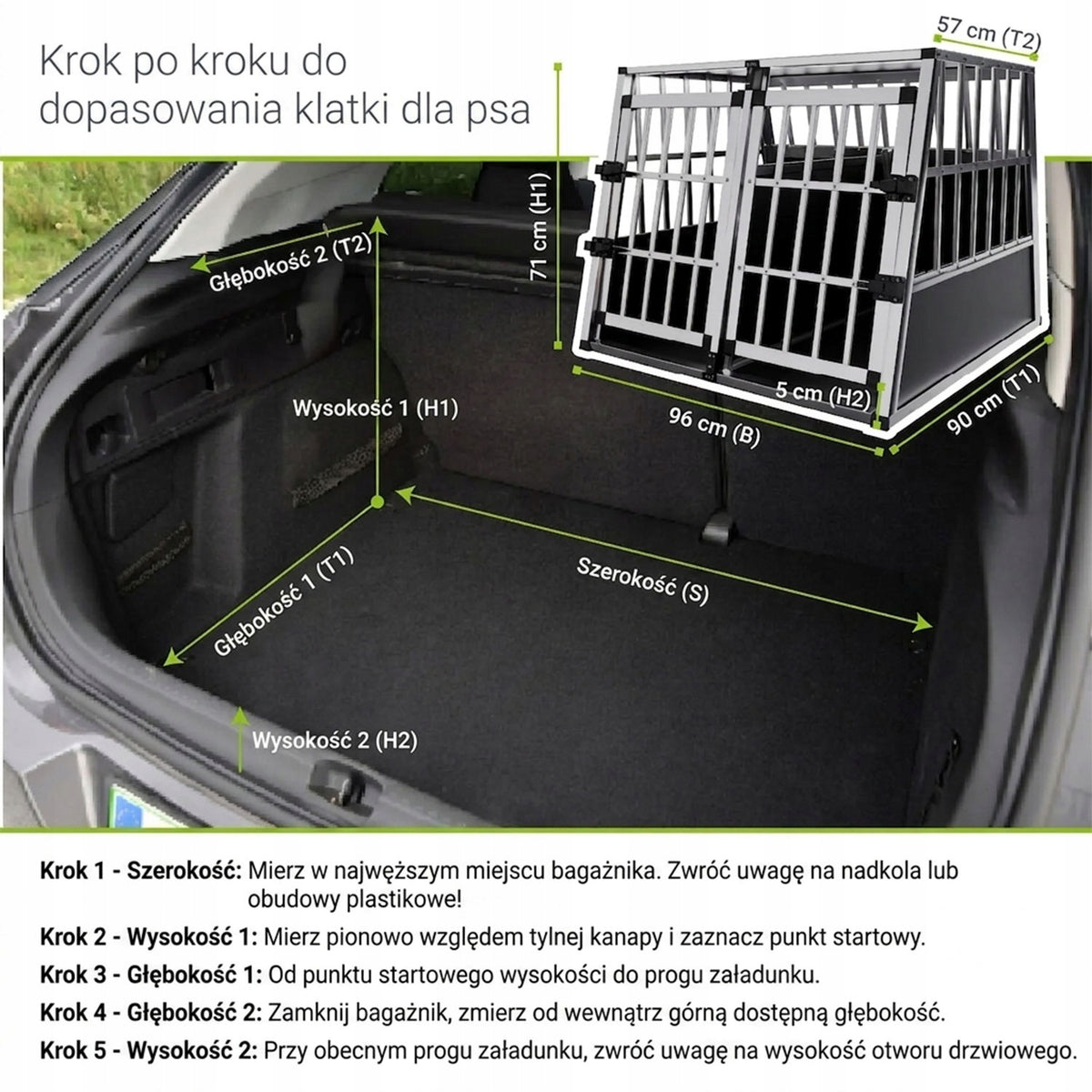 TRANSPORTER FOR LARGE ANIMAL DOG ALU TRAVEL CAGE FOR CAR XL Manufacturer code 4260304765616