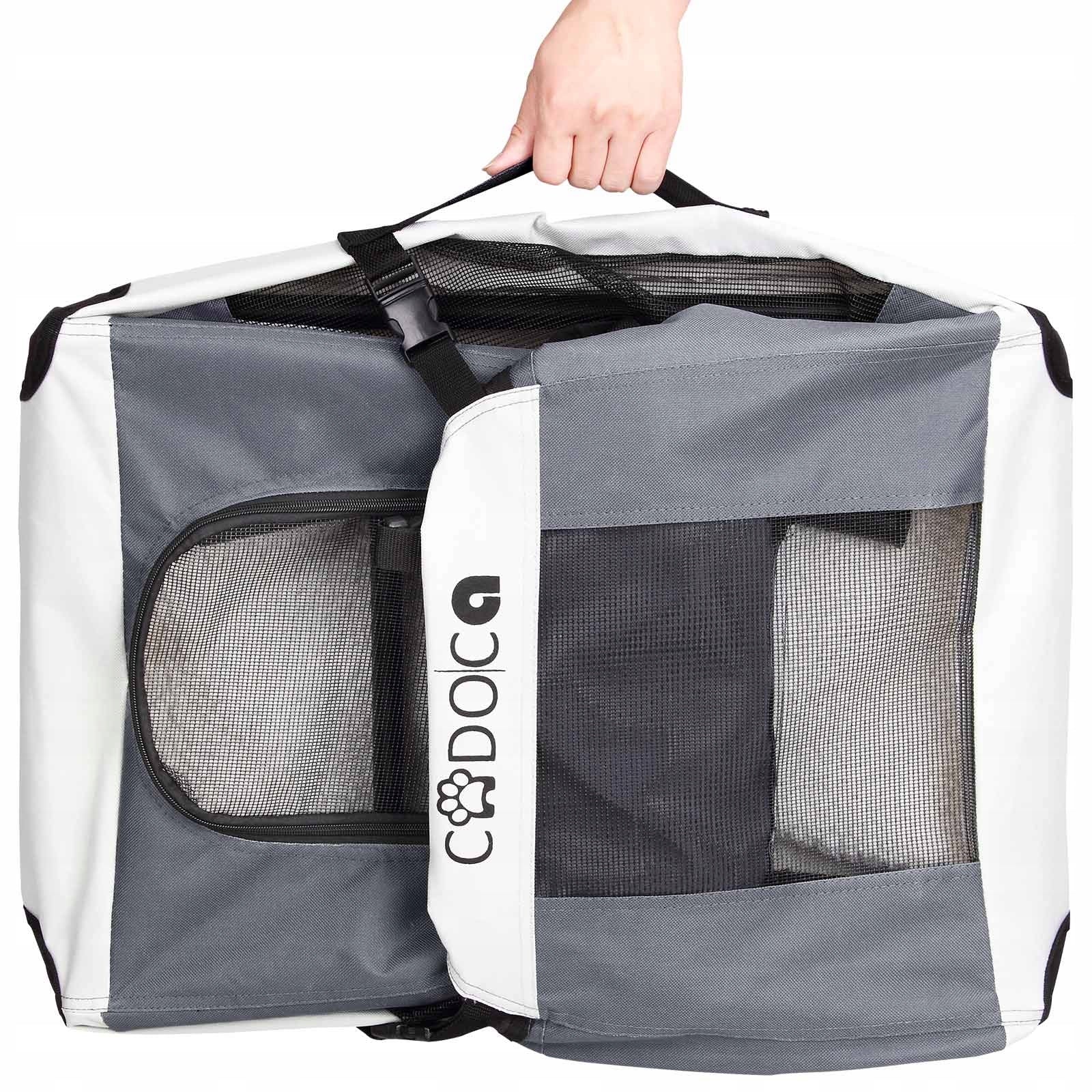 TRANSPORTER PLAYPEN BAG CAT DOG CAGE FOLDING L Brand Cadoca