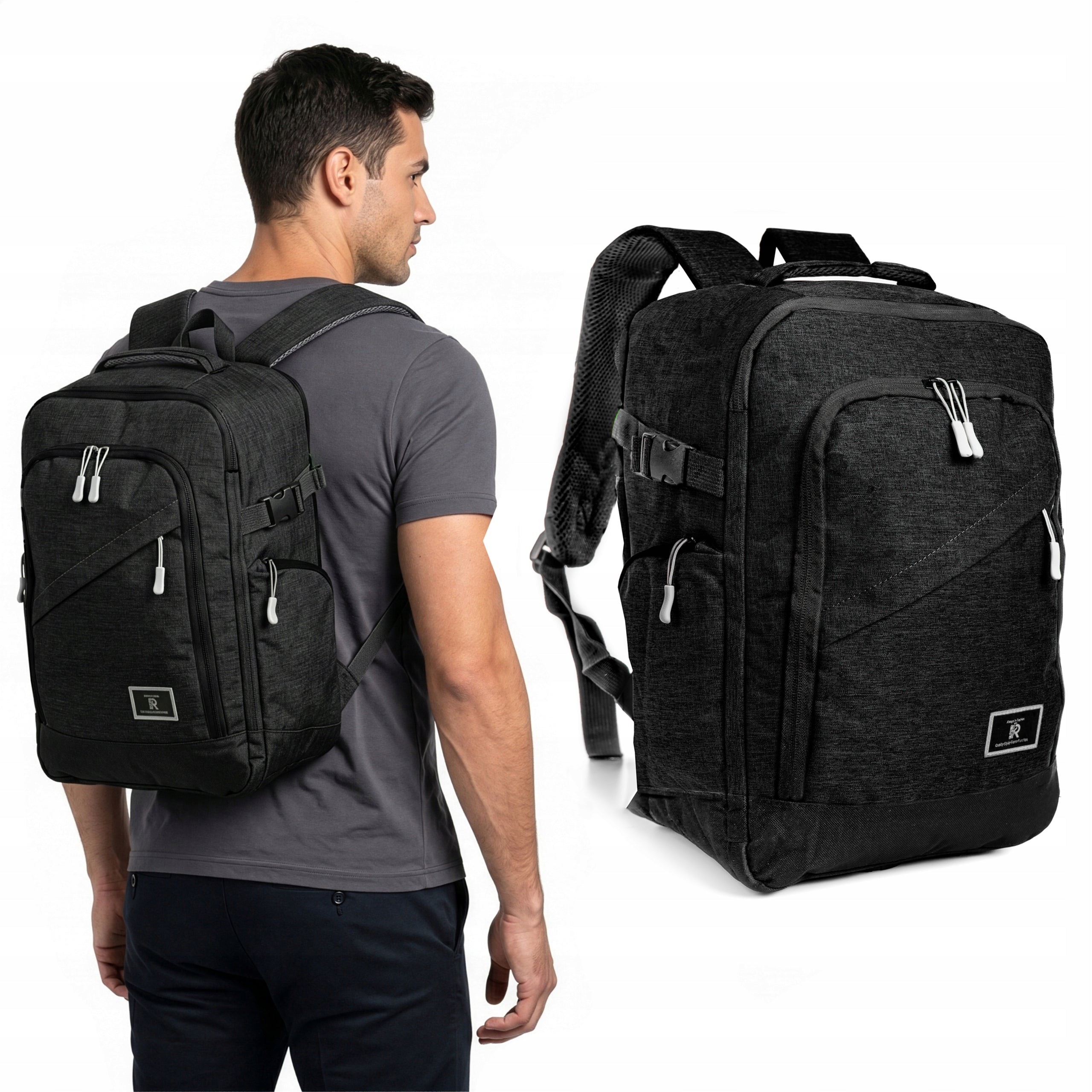 TRAVEL BACKPACK HAND LUGGAGE CABIN BAG RYANAIR WIZZAIR 40x30x20