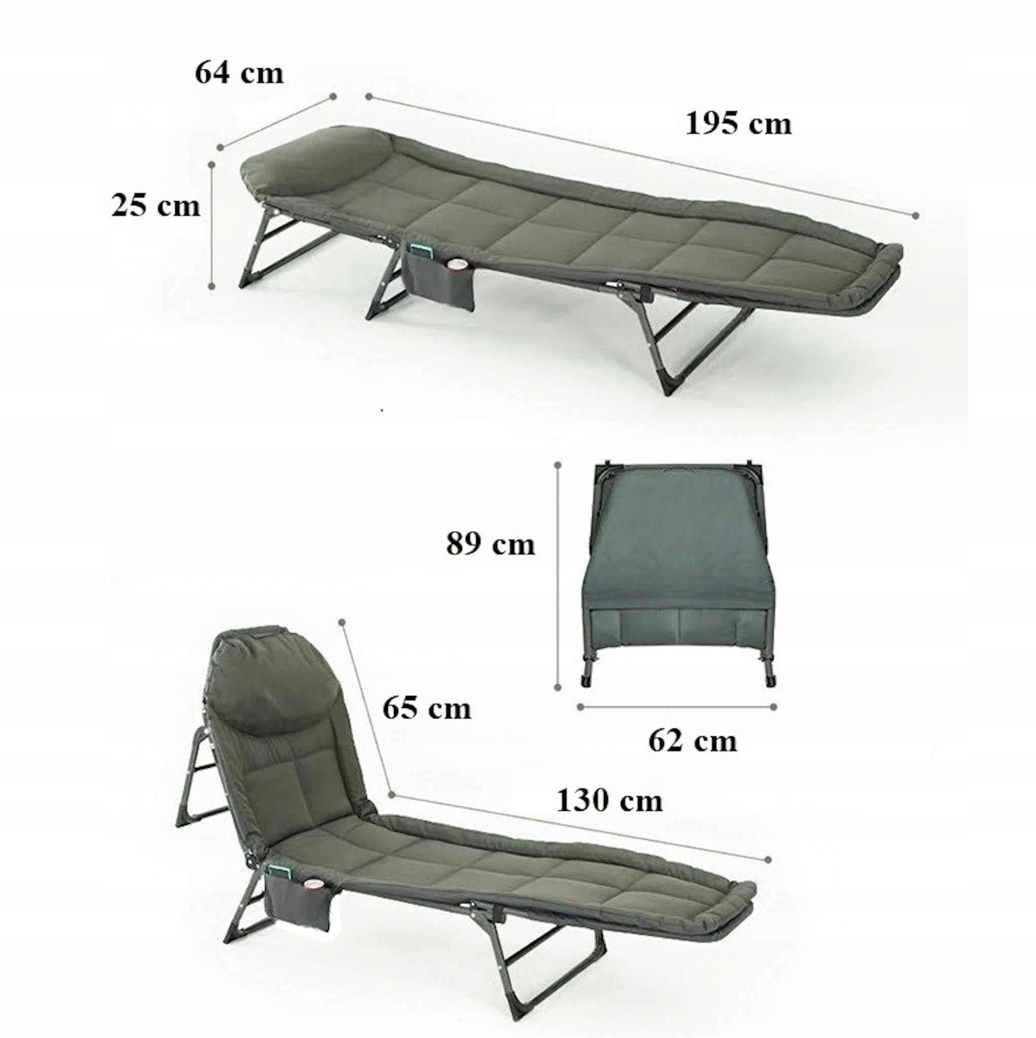 TRAVEL BED FOLDING COUCH LOUNGER MATTRESS LIGHT PORTABLE FIELD EAN (GTIN) 5907745918872