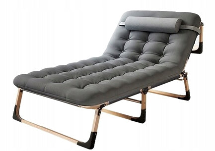 TRAVEL BED FOLDING FIELD BED COMFORTABLE ADJUSTABLE PREMIUM Packaging status original