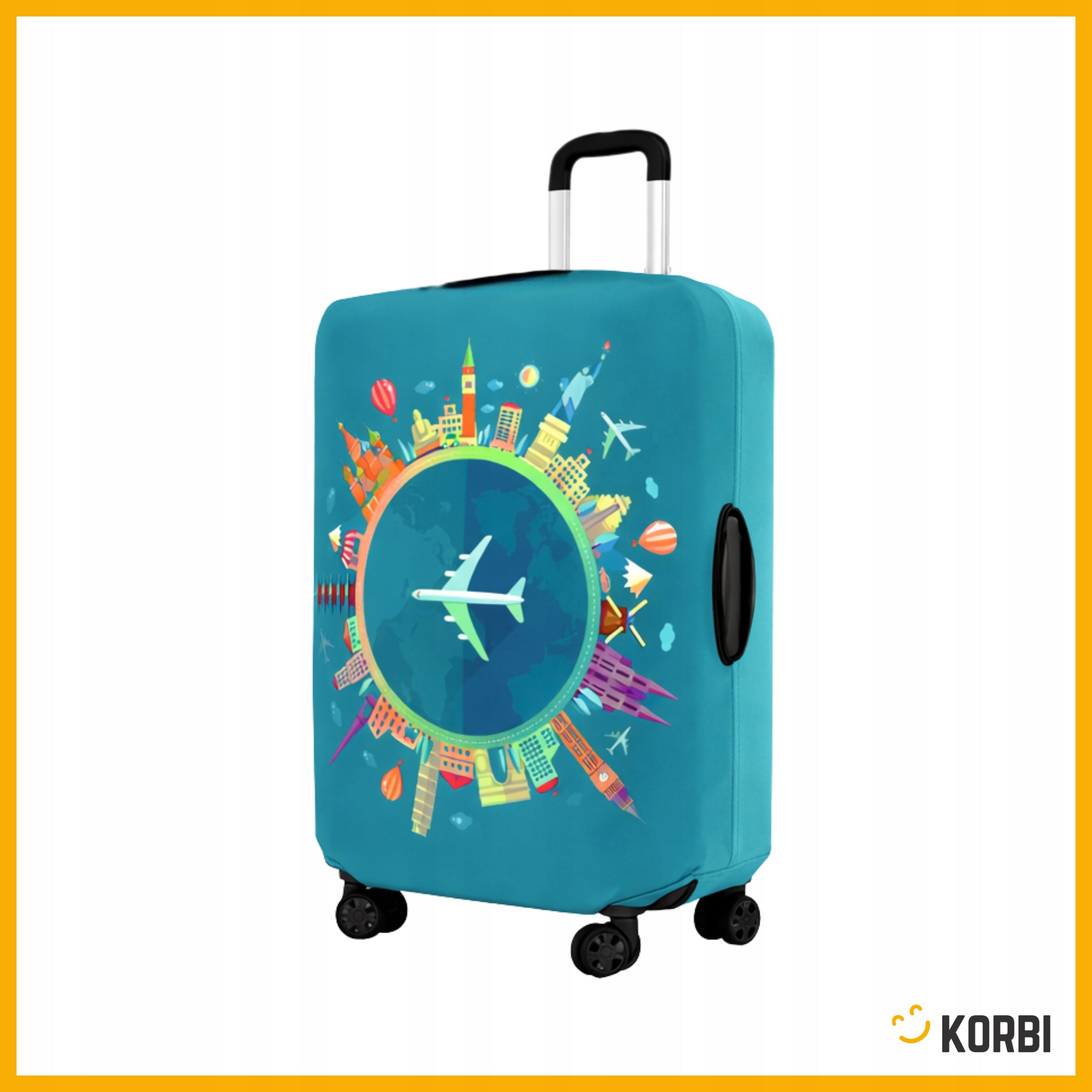 TRAVEL CASE COVER PROTECTIVE LUGGAGE FLEXIBLE CASE AIRCRAFT M Packaging status original