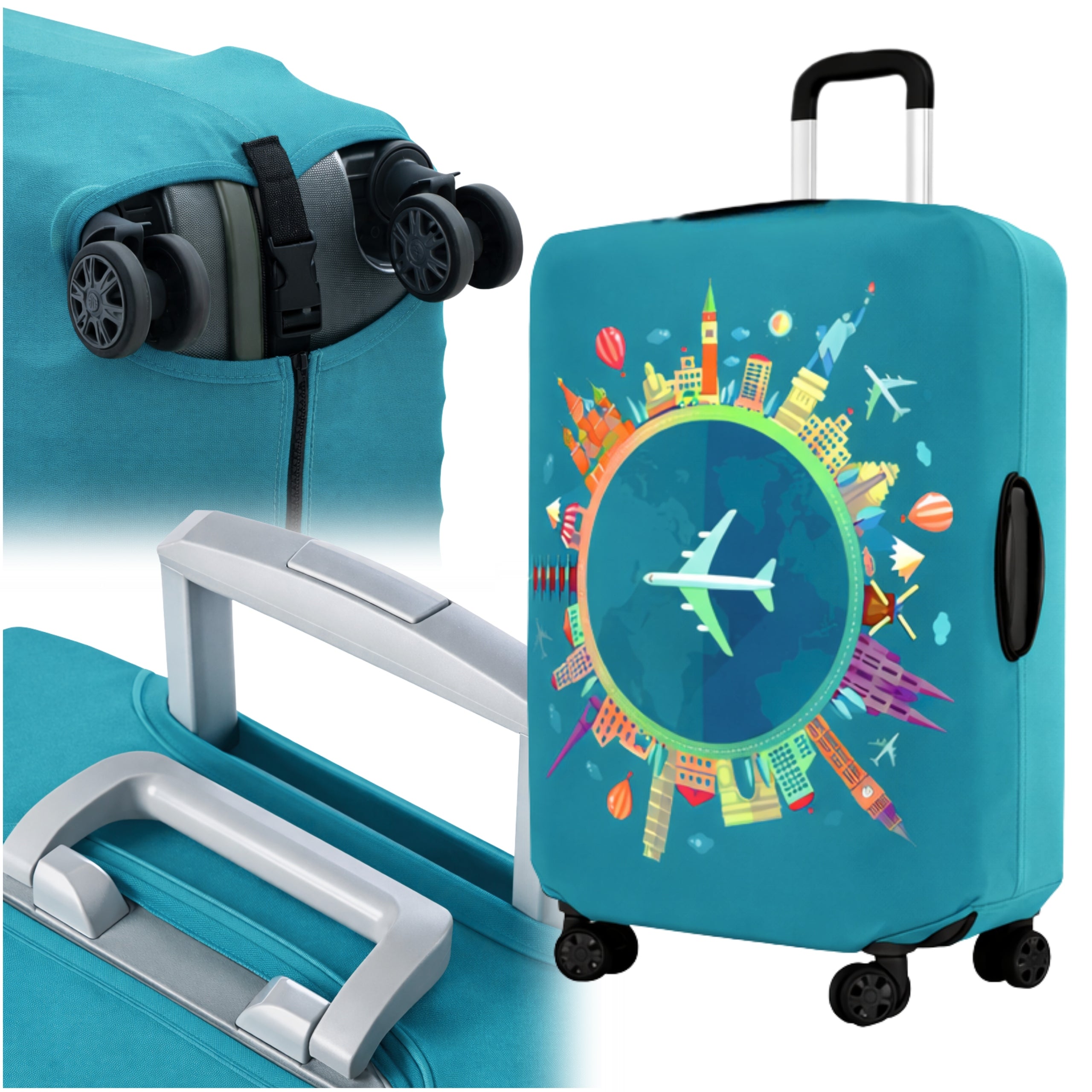 TRAVEL CASE COVER PROTECTIVE LUGGAGE FLEXIBLE CASE AIRCRAFT M