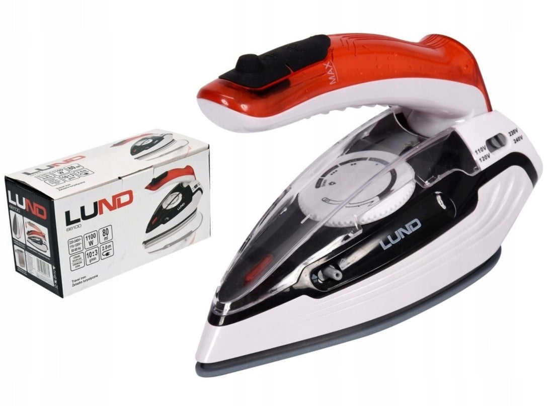 TRAVEL IRON SMALL TRAVEL 1100W FOLDING 3 FUNCTIONS LUND
