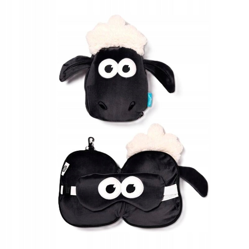 TRAVEL PILLOW AND EYE MASK SHAUN SHEEP