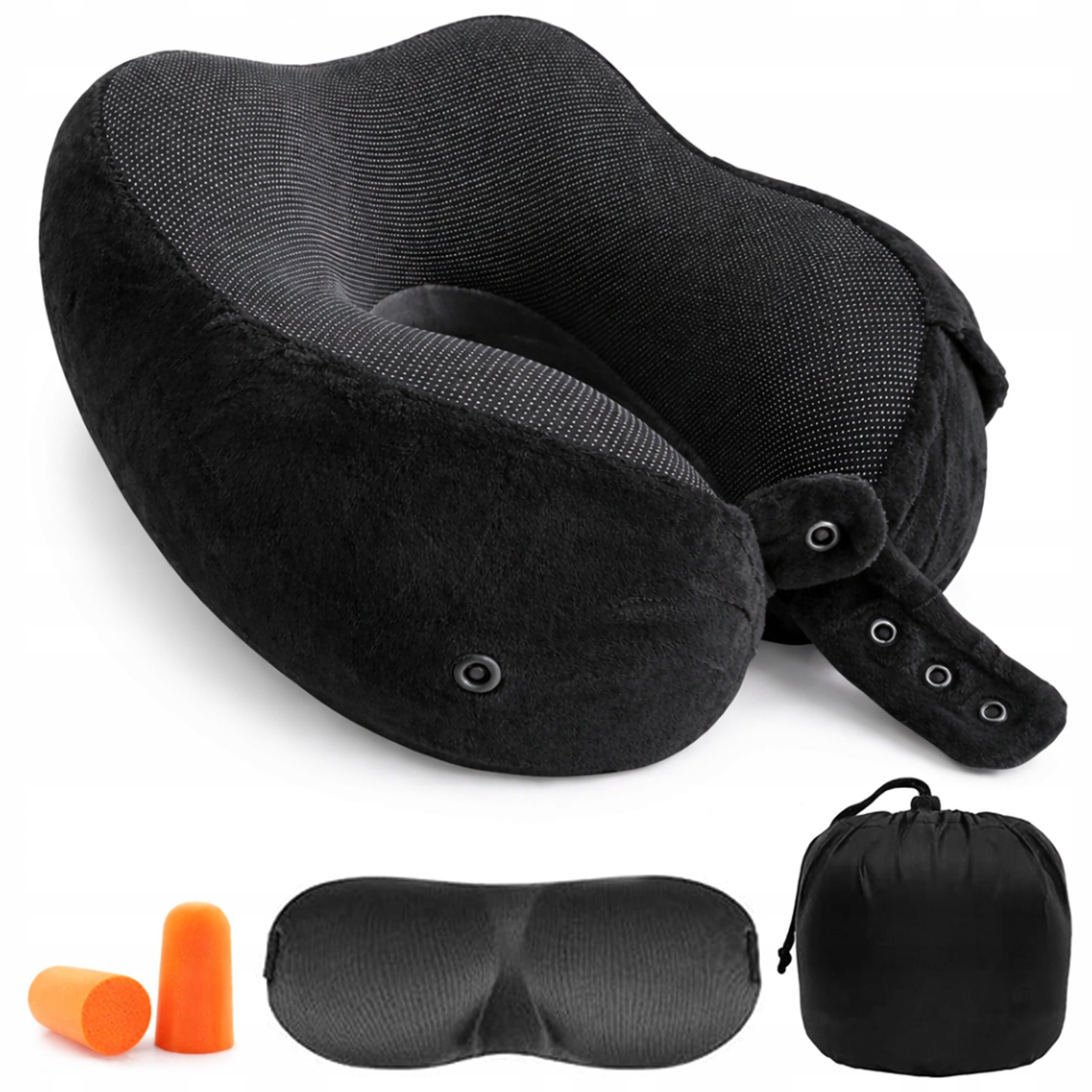 TRAVEL PILLOW TOURIST CROISSANT NECK HEADREST FOR CAR HEADBAND