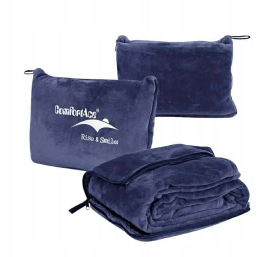 TRAVEL PILLOW TRAVEL BLANKET FOR CAR AIRPLANE WITH COVER
