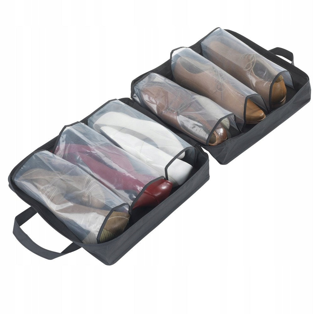 TRAVEL SHOE BAG SHOE ORGANIZER COVER FOR 3-6 PAIRS OF SHOES Packaging status original