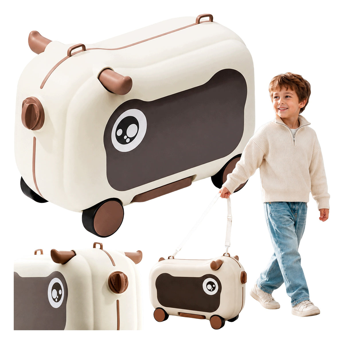 TRAVEL SUITCASE FOR CHILDREN CABIN HAND LUGGAGE ON WHEELS