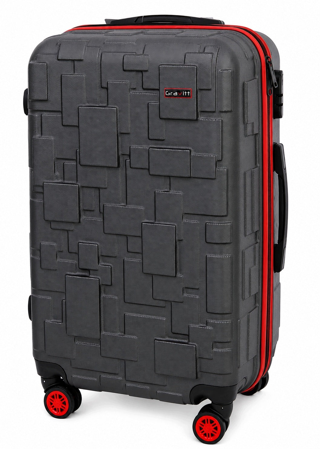 TRAVEL SUITCASE WITH WHEELS MEDIUM MODEL 136 BAG LUGGAGE GRAVITT
