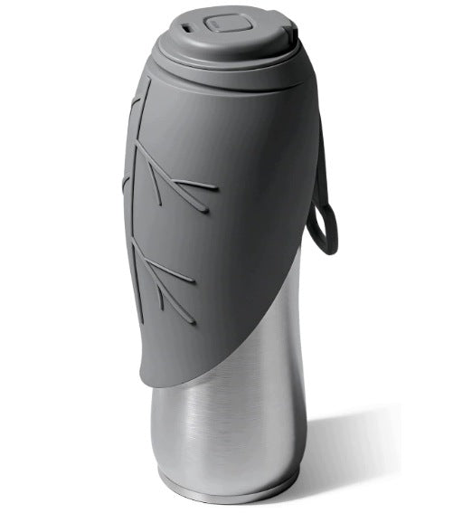 TRAVEL WATER BOTTLE FOR DOGS WITH VACUUM INSULATION 750ML