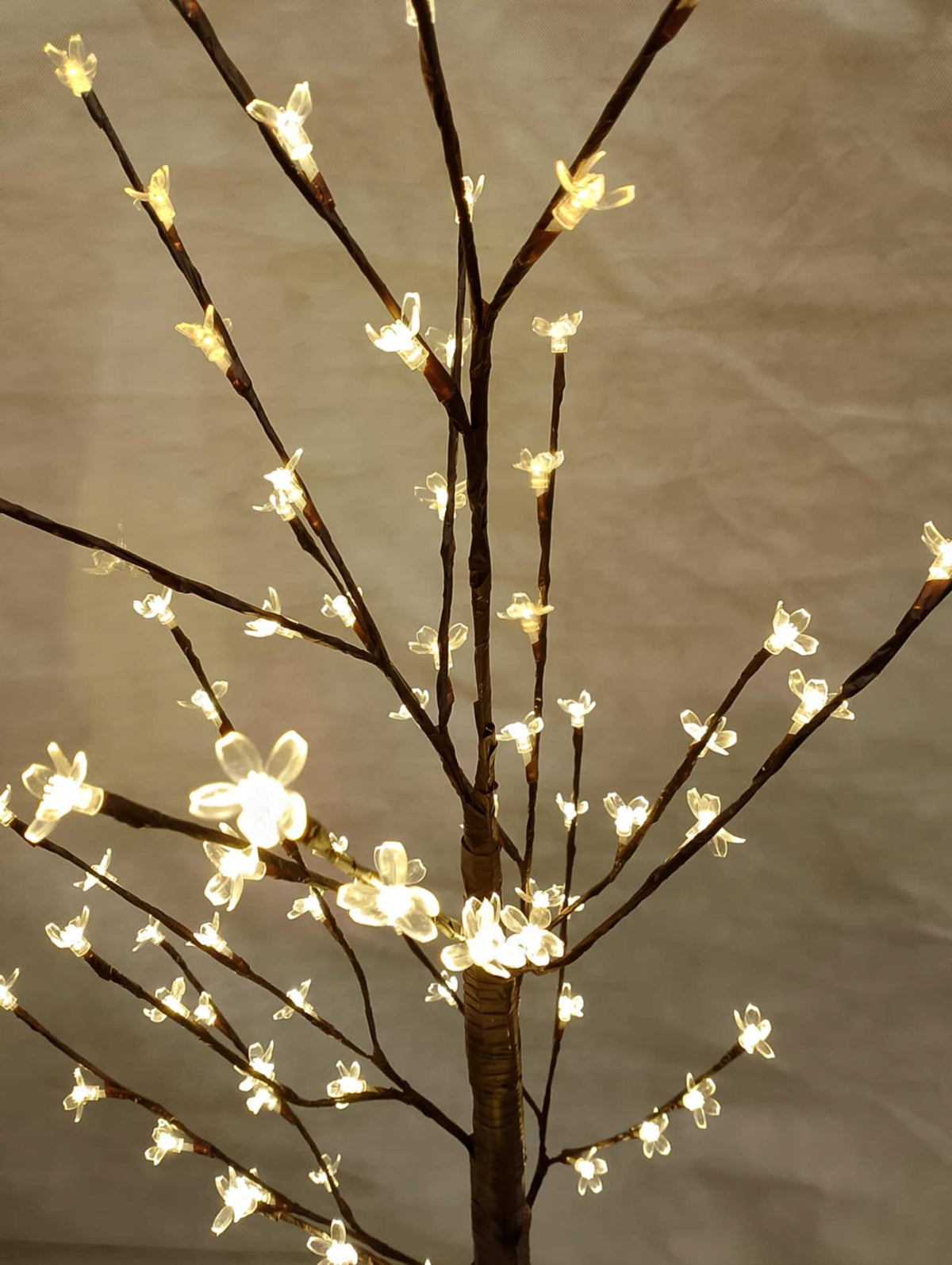 TREE CHRISTMAS FLOWERS LED GLOWING LIGHTS 150cm XXL WARM WHITE Brand no brand