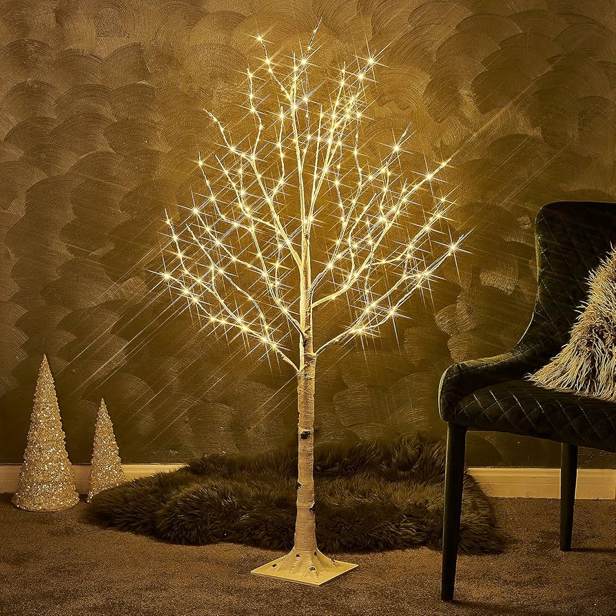 TREE LED BIRCH 150CM 90LED WARM WHITE PREMIUM QUALITY CHRISTMAS ORNAMENT Brand no brand