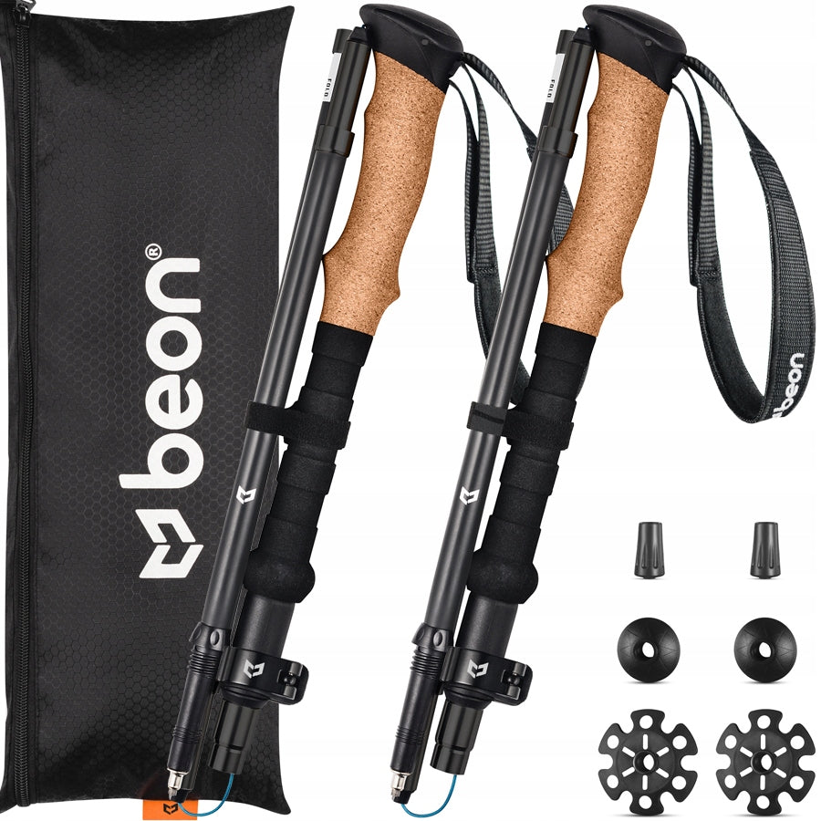 TREKKING POLES FOLDING CARBON NORDIC WALKING POLES CARBON FIBER